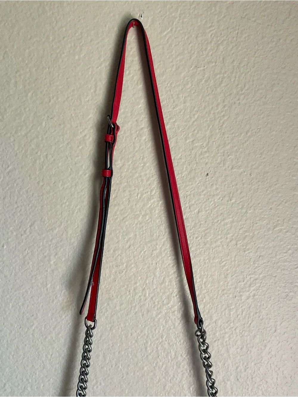 Rebecca Minkoff Red Studded Leather Crossbody Bag -